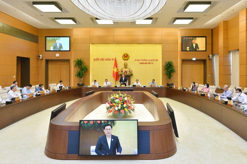 Toàn cảnh Phiên họp thứ 13 của Ủy ban Thường vụ Quốc hội