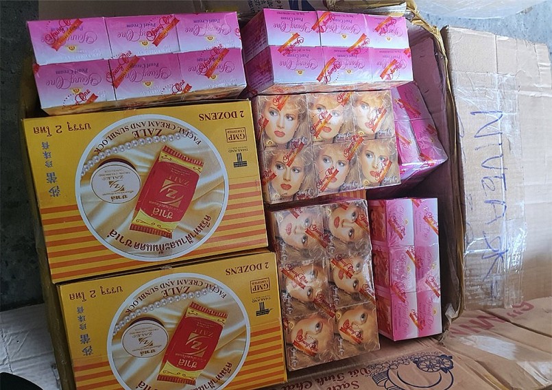 Hàng hóa vi phạm bị thu giữ