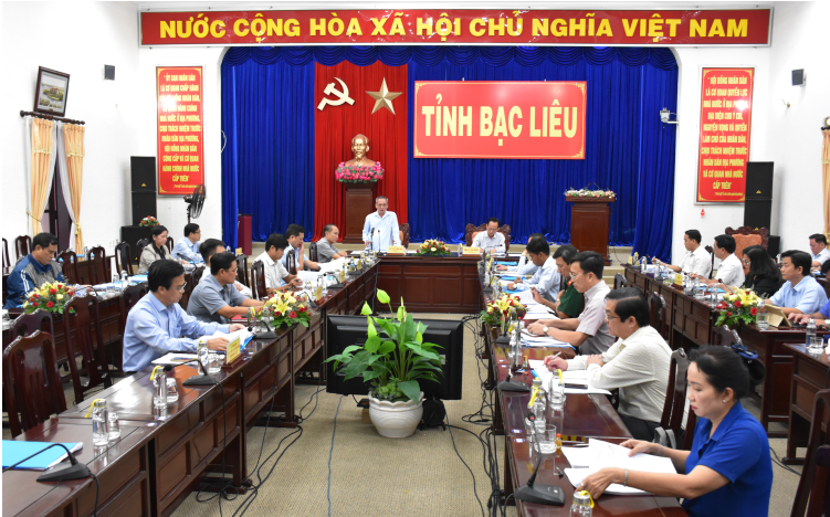 Quang cảnh cuộc họp Ban chỉ đạo Ngày hội