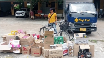 An Giang: Liên tiếp phát hiện xe tải vận chuyển hàng hóa nhập lậu
