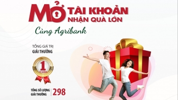 Cùng Agribank mở tài khoản nhận quà lớn