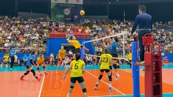 Đội bóng chuyền Geleximco Thái Bình vào chung kết giải vô địch bóng chuyền quốc gia