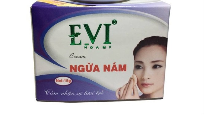Cảnh báo: Kem ngừa nám, mờ tàn nhang EVI Cream không đạt tiêu chuẩn chất lượng