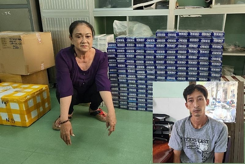 Các đối tượng cùng tang vật vi phạm