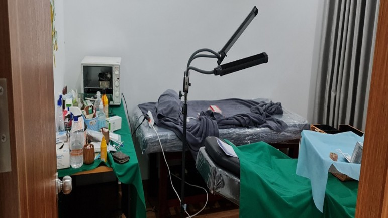 Phát hiện cơ sở phẫu thuật thẩm mỹ không phép trong căn hộ chung cư