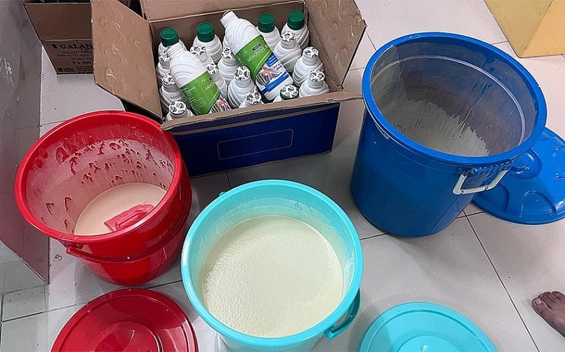 Thuốc BVTV giả do đối tượng tự sản xuất Thuốc BVTV giả do đối tượng tự sản xuất