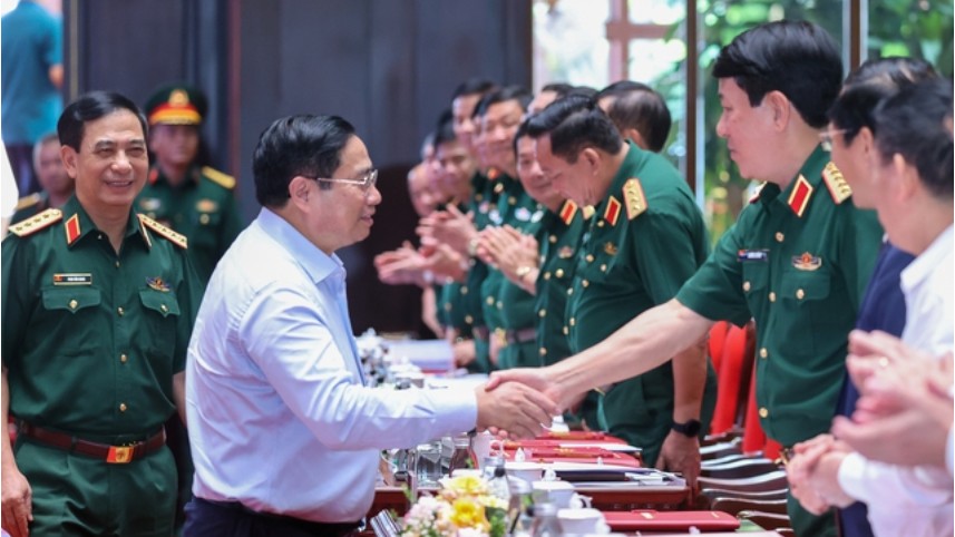 Thủ tướng Phạm Minh Chính dự Hội nghị Quân chính toàn quân