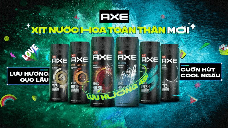 Giá mỹ phẩm nước hoa nam AXE