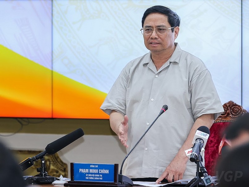 Thủ tướng yêu cầu Thành phố tuyệt đối không được có tâm lý chủ quan, lơ là - Ảnh: VGP