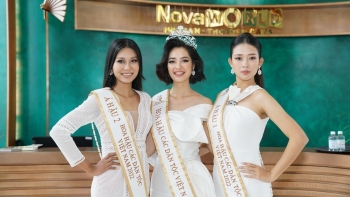 NovaWorld Ho Tram có sức hút đặc biệt với top 3 Hoa hậu các Dân tộc
