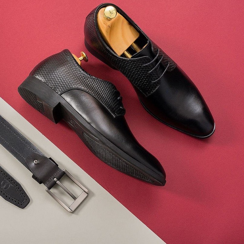 Giày cao nam da bò GCTATC167-D