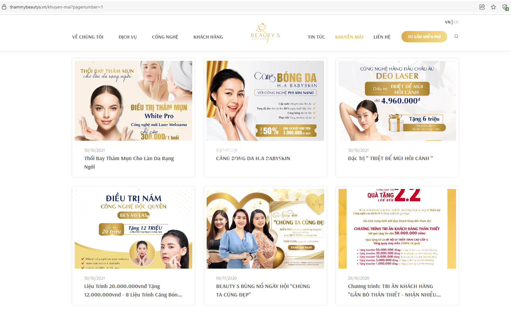 Cơ sở làm đẹp của Công ty BEAUTY S bị đình chỉ hoạt động