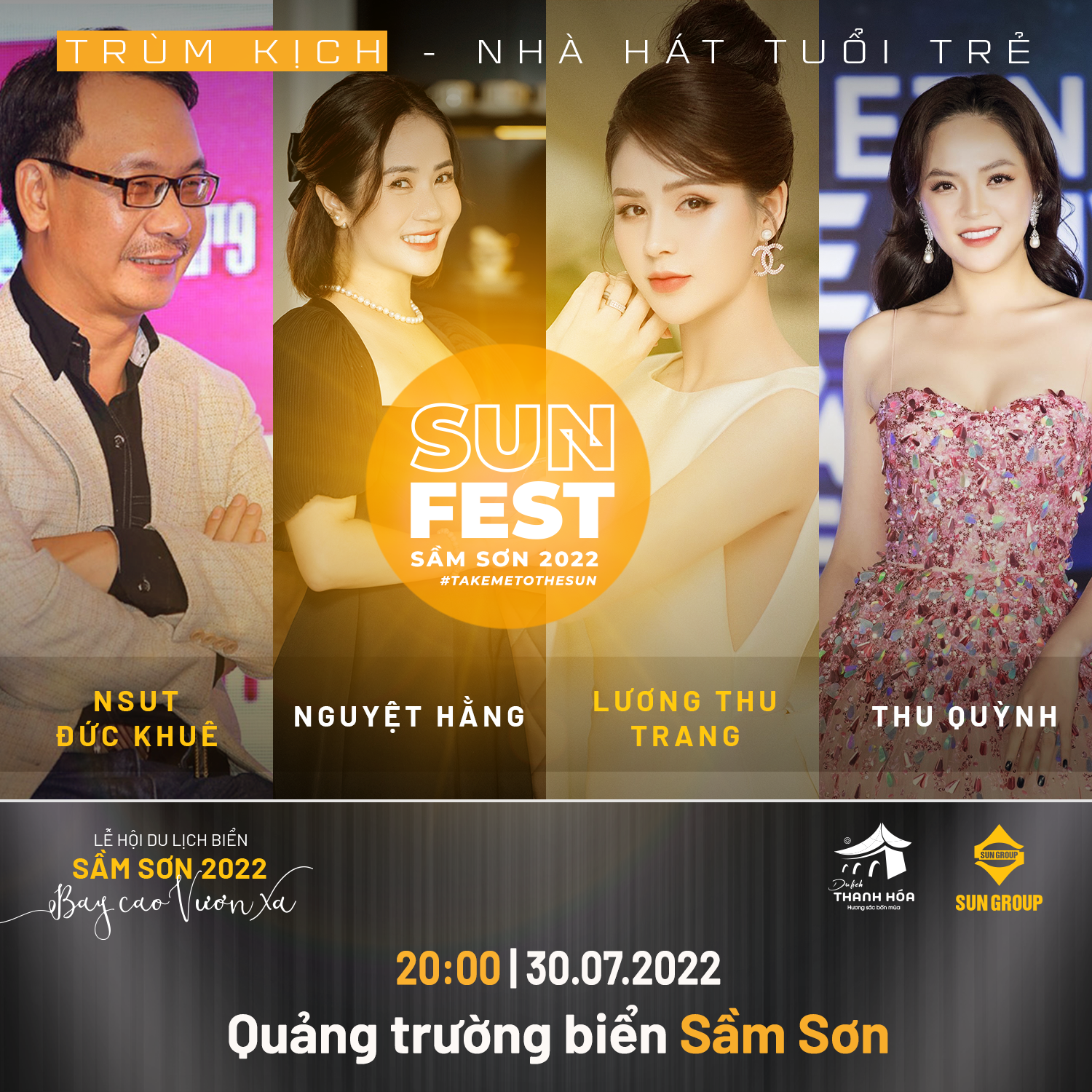 Trùm Kịch là chủ đề đêm nghệ thuật Sun Fest Sầm Sơn thứ 14