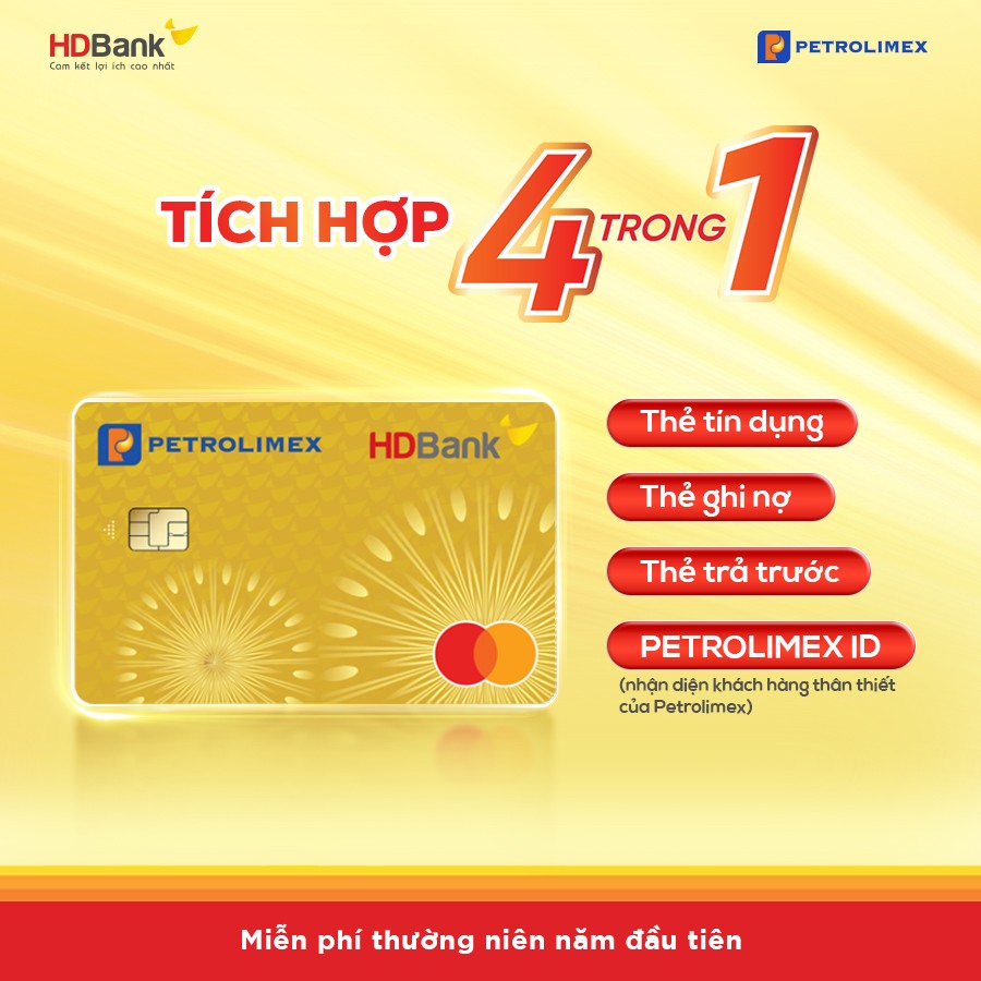 Lý do siêu thẻ HDBank Petrolimex 4 trong 1 trở thành vật ‘bất ly thân’ Lý do siêu thẻ HDBank Petrolimex 4 trong 1 trở thành vật ‘bất ly thân’