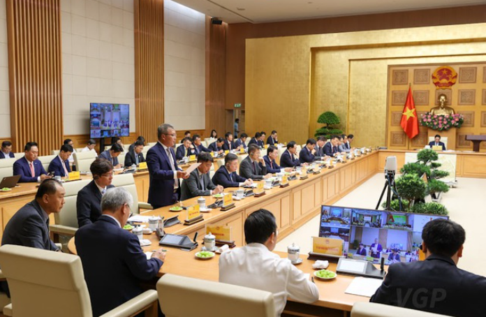 Các doanh nghiệp Hàn Quốc cho rằng cùng với việc thực hiện thích ứng, an toàn, linh hoạt, kiểm soát hiệu quả dịch bệnh, nền kinh tế Việt Nam đang phục hồi nhanh chóng - Ảnh: VGP/Nhật Bắc