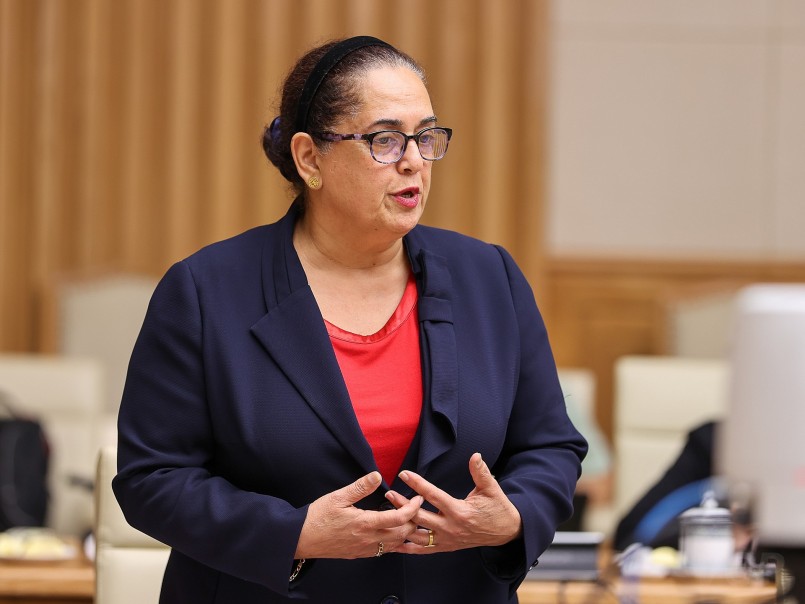 Bà Dorsati Madani, chuyên gia kinh tế cao cấp của Ngân hàng Thế giới (WB)