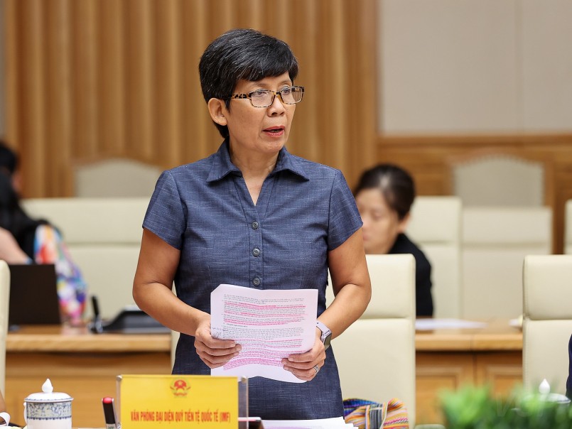 Đại diện Quỹ Tiền tệ quốc tế (IMF) đánh giá đánh giá kinh tế Việt Nam phục hồi rất mạnh mẽ và trên diện rộng, thành tích tiêm chủng xuất sắc giúp Việt Nam mở cửa trở lại các hoạt động - Ảnh: VGP/Nhật Bắc