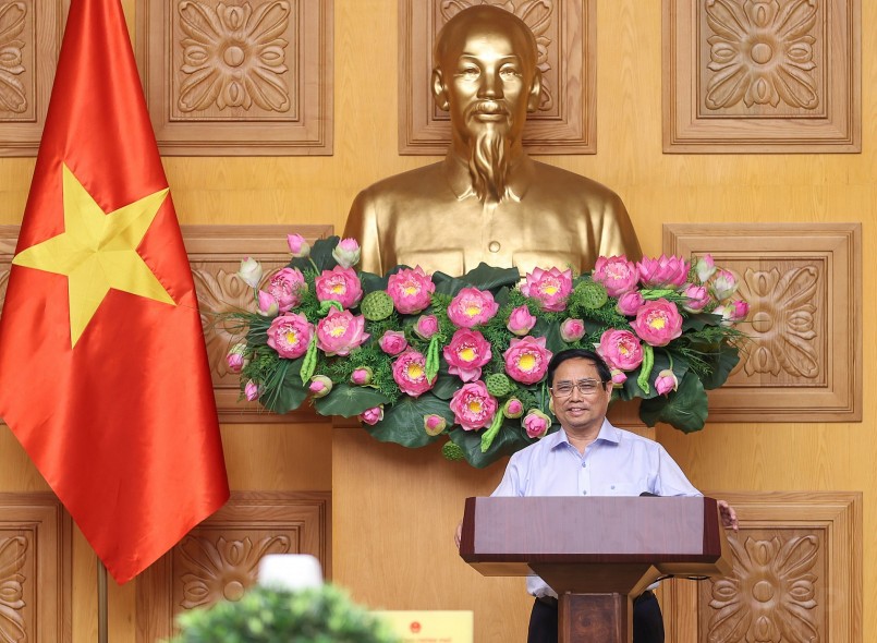 Thủ tướng khẳng định Chính phủ luôn cầu thị và mong muốn tiếp tục lắng nghe các ý kiến từ các chuyên gia, nhà khoa học, tổ chức quốc tế - Ảnh: VGP/Nhật Bắc