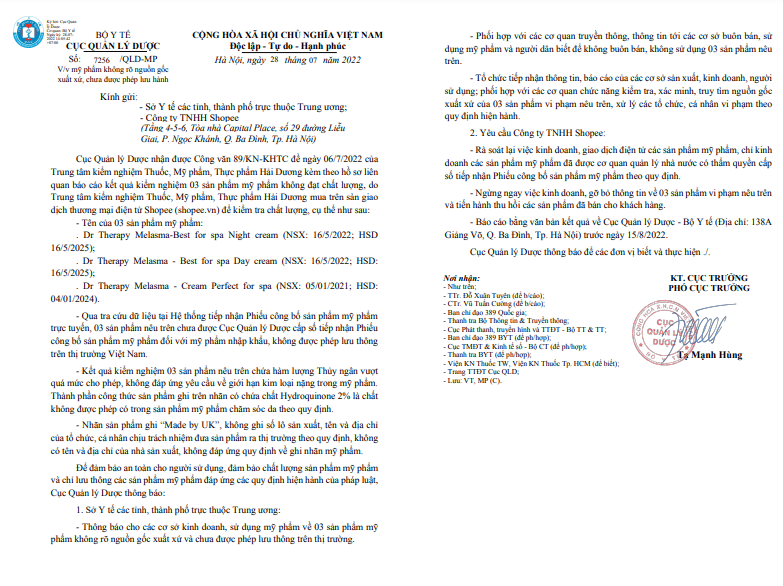 Công ty cổ phần Con Cưng bị xử phạt vì tự công bố sản phẩm