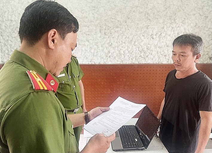 Khởi tố hình sự đối tượng Vương Mạnh Giác (Ảnh: Tiến Tầm)