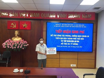 Chung tay cùng cộng đồng, An Gia đóng góp 2 tỉ đồng cho lực lượng phòng chống dịch tại Long An