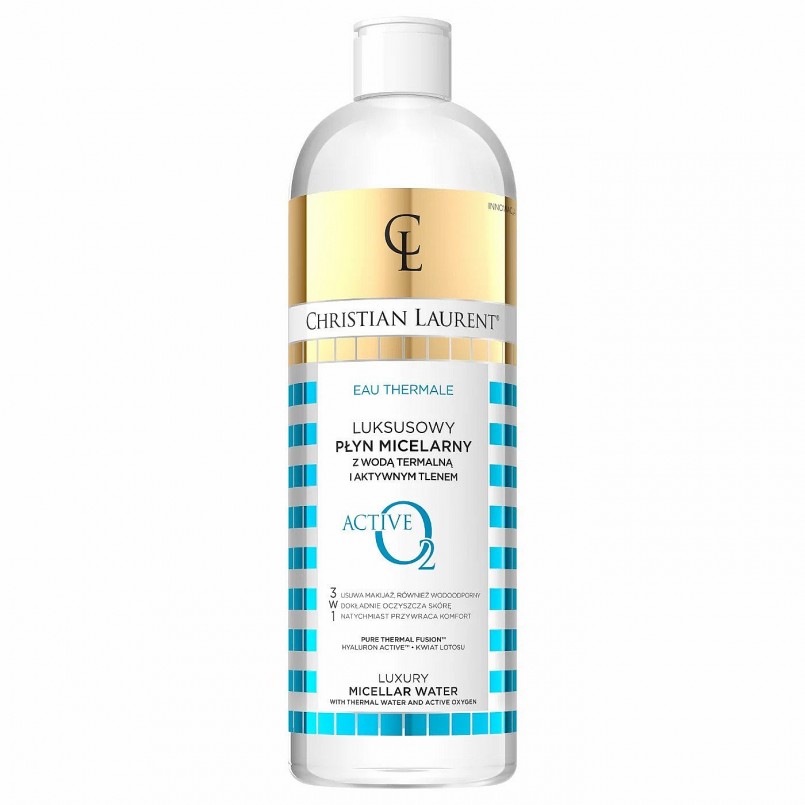 Nước Tẩy Trang Cho Mặt & Mắt Luxury Micellar Water với nước nóng và oxy hoạt tính