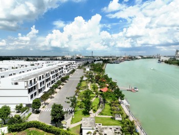 Nhà phố compound The Pearl Riverside, kiến tạo chuẩn sống nghỉ dưỡng Tây thành phố