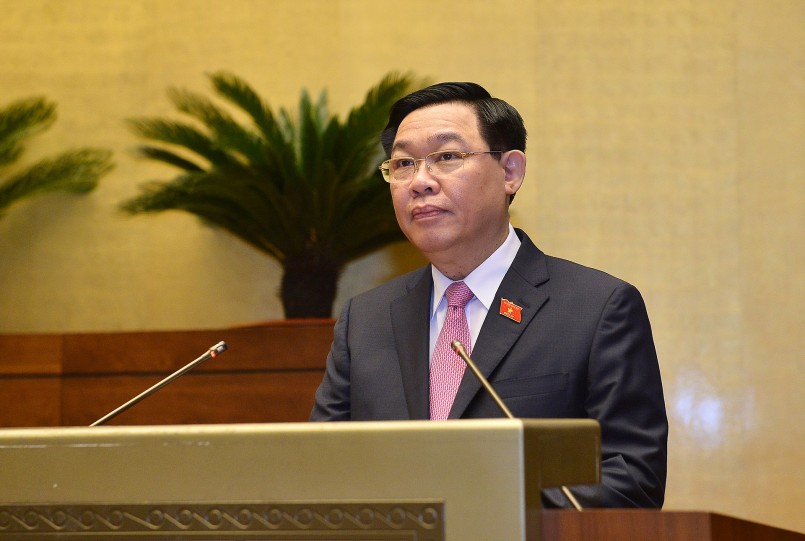 Chủ tịch Quốc hội Vương Đình Huệ phát biểu khai mạc Chủ tịch Quốc hội Vương Đình Huệ phát biểu khai mạc