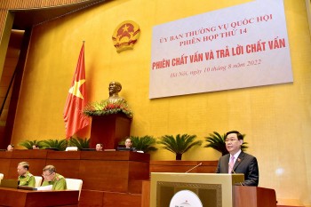 Toàn văn phát biểu của Chủ tịch Quốc hội Vương Đình Huệ tại Phiên chất vấn và trả lời chất vấn Phiên họp thứ 14 của Uỷ ban Thường vụ Quốc hội