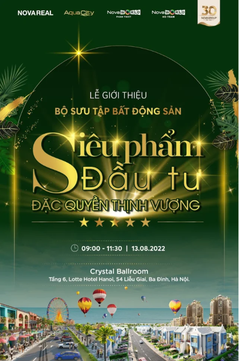 Lễ giới thiệu BST bất động sản “Siêu phẩm đầu tư - Đặc quyền thịnh vượng” hứa hẹn đem đến nhiều thông tin đắt giá cho nhà đầu tư Lễ giới thiệu BST bất động sản “Siêu phẩm đầu tư - Đặc quyền thịnh vượng” hứa hẹn đem đến nhiều thông tin đắt giá cho nhà đầu tư