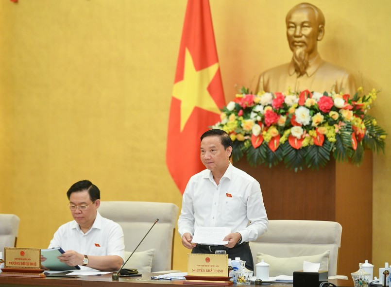 Phó Chủ tịch Quốc hội Nguyễn Khắc Định kết luận nội dung phiên họp Phó Chủ tịch Quốc hội Nguyễn Khắc Định kết luận nội dung phiên họp