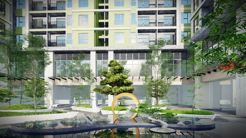 Tận hưởng sự thư thái, an nhiên ngay tại sảnh căn hộ BMG Hà Nội