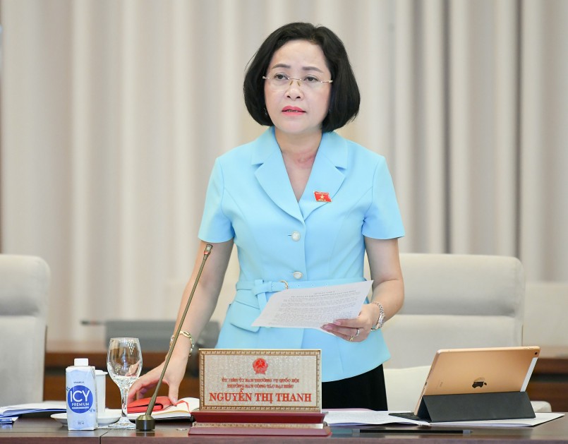 Trưởng ban Công tác đại biểu thuộc Ủy ban Thường vụ Quốc hội Nguyễn Thị Thanh đánh giá cao sự cố gắng, nỗ lực của cơ quan thảo đã xây dựng hồ sơ dự án Luật Phòng thủ dân sự khá công phu, đầy đủ theo quy định của pháp luật Trưởng ban Công tác đại biểu thuộc Ủy ban Thường vụ Quốc hội Nguyễn Thị Thanh đánh giá cao sự cố gắng, nỗ lực của cơ quan thảo đã xây dựng hồ sơ dự án Luật Phòng thủ dân sự khá công phu, đầy đủ theo quy định của pháp luật