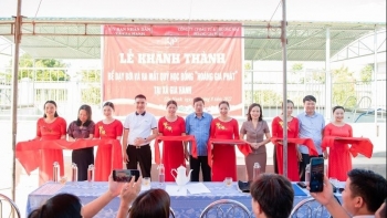 Hà Tĩnh: UBND xã Gia Hanh và Công ty CP Đầu tư và Thương mại Hoàng Gia Phát khánh thành bể bơi và ra mắt quỹ học bổng “Hoàng Gia Phát"
