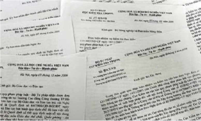 Bộ Tư pháp đề xuất bãi bỏ 3 Thông tư Bộ Tư pháp đề xuất bãi bỏ 3 Thông tư