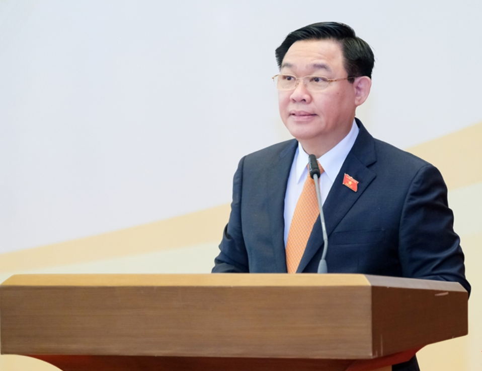 Chủ tịch Quốc hội Vương Đình Huệ phát biểu kết luận hội nghị Chủ tịch Quốc hội Vương Đình Huệ phát biểu kết luận hội nghị