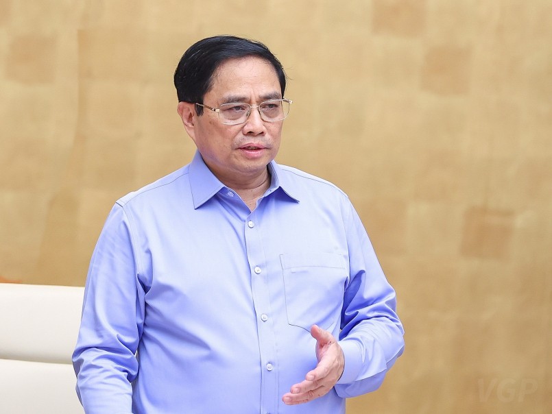 Thủ tướng yêu cầu các bộ chịu trách nhiệm trước Chính phủ về ý kiến góp ý đối với các dự án luật. Ảnh: VGP