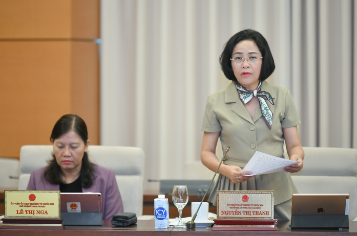 Trưởng Ban Công tác đại biểu Nguyễn Thị Thanh.