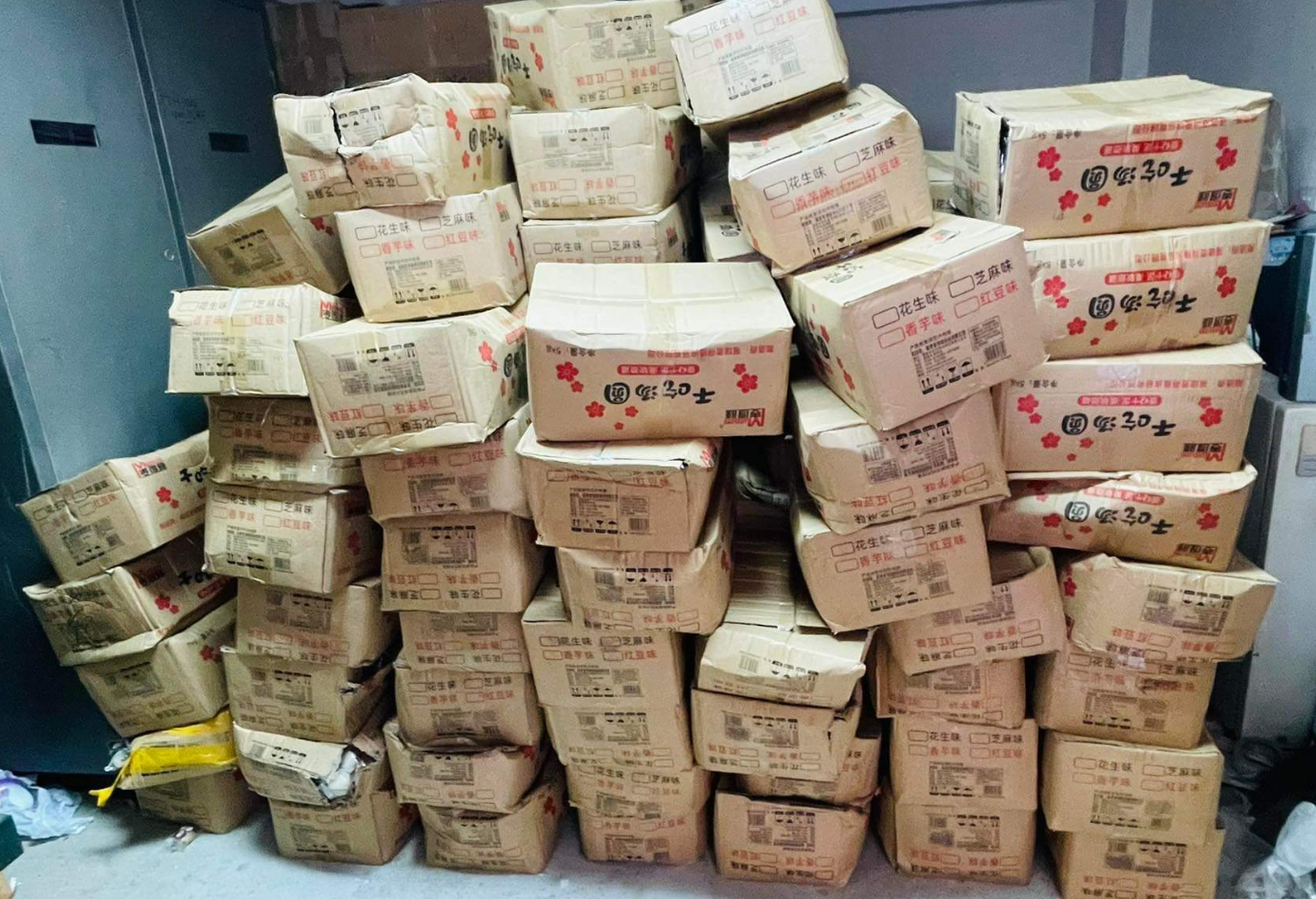 Hàng hóa vi phạm bị tạm giữ