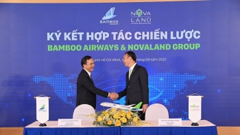 Bamboo Airways và Novaland ký kết hợp tác chiến lược gia tăng thêm tệp giá trị cho khách hàng