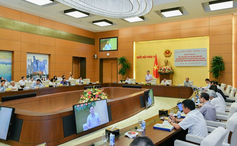 Chủ tịch Quốc hội lưu ý nhiều vấn đề trong quá trình xây dựng, hoàn thiện dự thảo Luật 