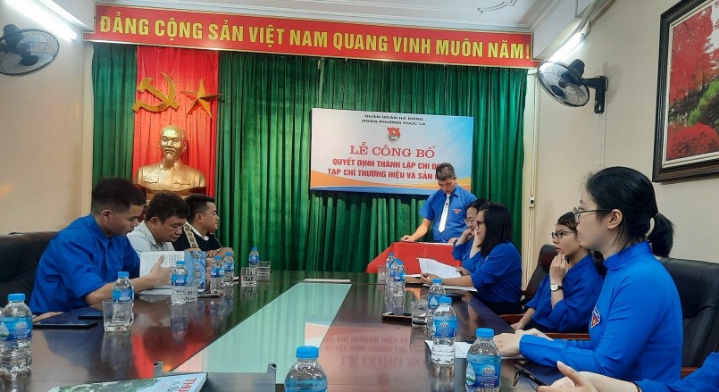 Lễ công bố Quyết định thành lập Chi đoàn Tạp chí Thương hiệu & sản phẩm