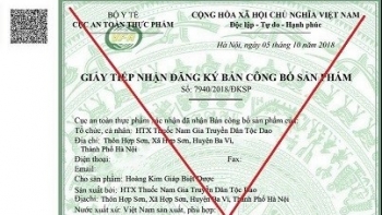 Cảnh báo: Viên xương khớp Mộc Y Lâm và Hoàng Kim Giáp Biệt dược sử dụng bản công bố sản phẩm giả mạo