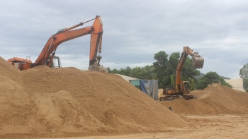 Kiểm soát chặt cát kinh doanh tạm nhập tái xuất