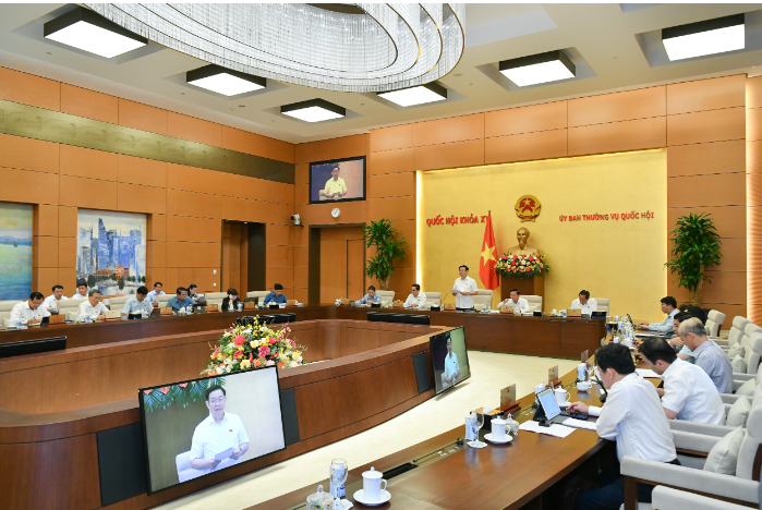 Toàn cảnh phiên họp chuyên đề pháp luật của Ủy ban Thường vụ Quốc hội