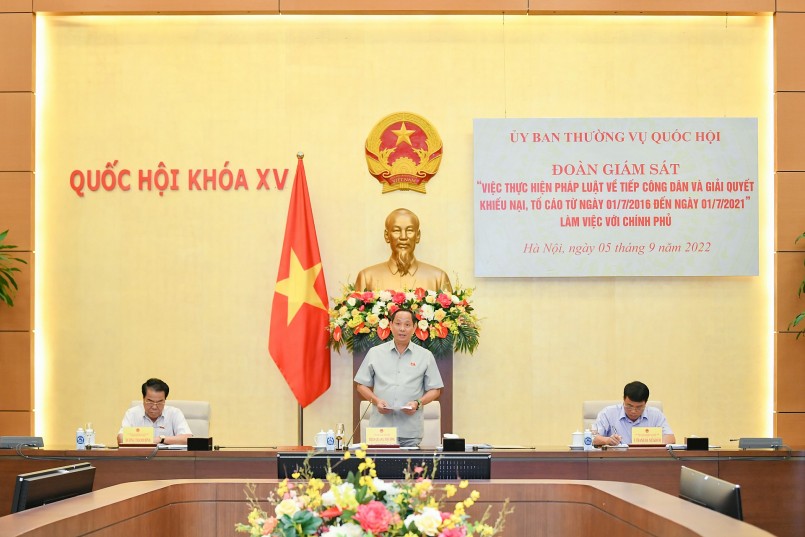 Phó Chủ tịch Quốc hội Trần Quang Phương phát biểu kết luận Phó Chủ tịch Quốc hội Trần Quang Phương phát biểu kết luận