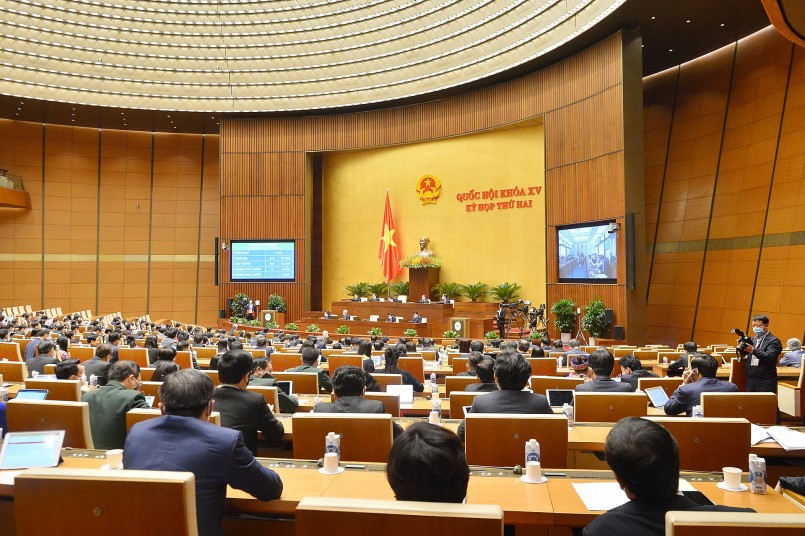 Quốc hội thông qua Nghị quyết về Quy hoạch sử dụng đất quốc gia thời kỳ 2021 - 2030, tầm nhìn đến năm 2050 và kế hoạch sử dụng đất 5 năm 2021-2025 với 92,18% đại biểu Quốc hội biểu quyết tán thành
