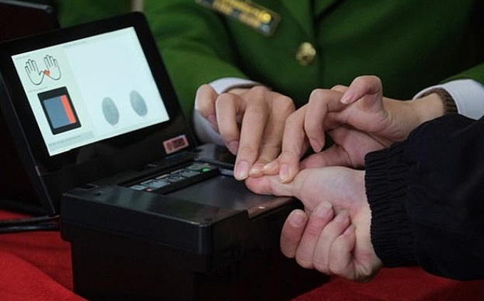 Danh tính điện tử công dân Việt Nam có thông tin sinh trắc học là ảnh chân dung và vân tay