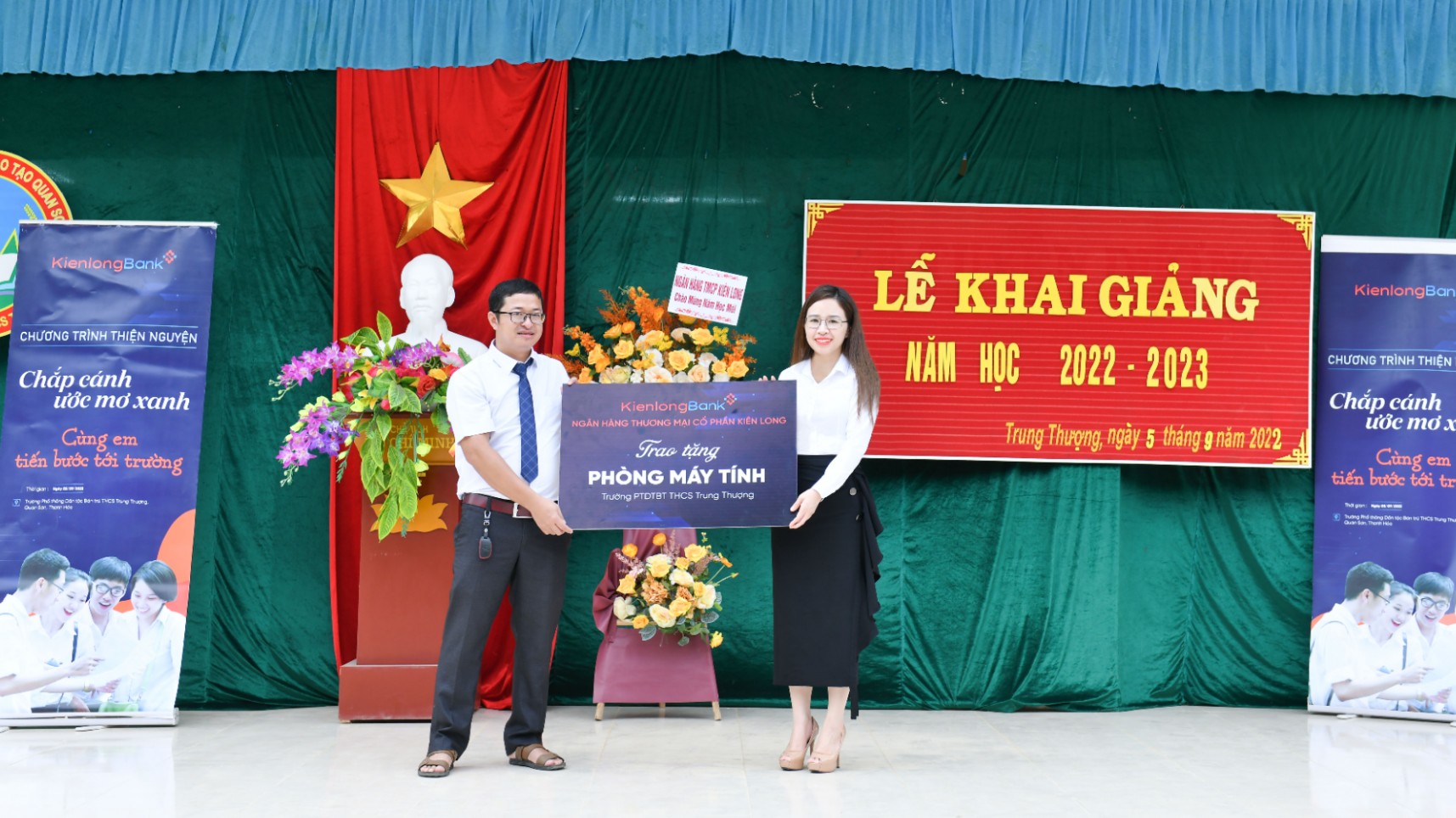 KienlongBank hỗ trợ vùng sâu, vùng xa các hoạt động giáo dục và tác vụ ngân hàng, dịch vụ công