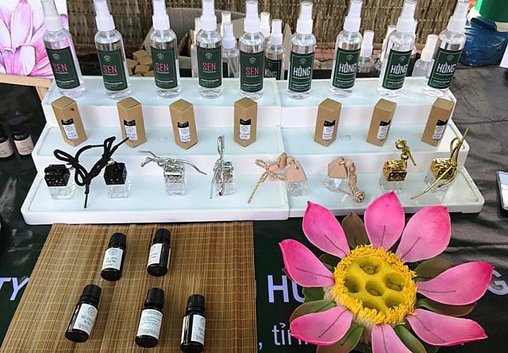 Một số sản phẩm được làm từ sen